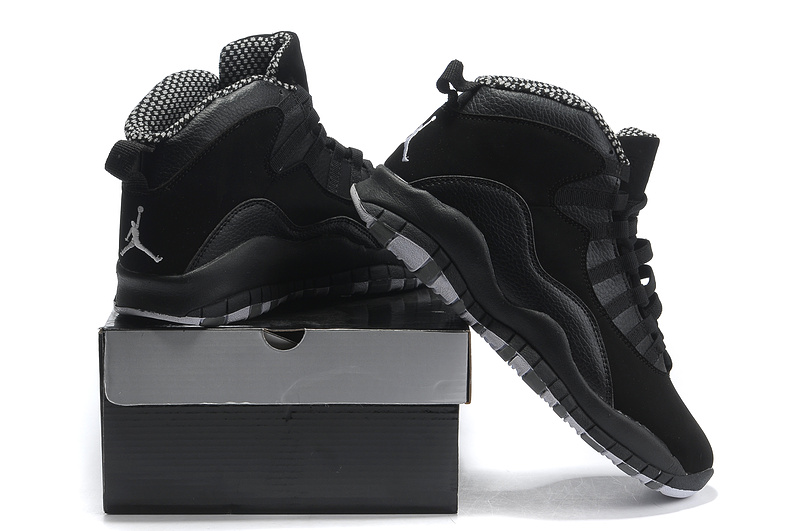 New Air Jordan 10 Shoes All Black